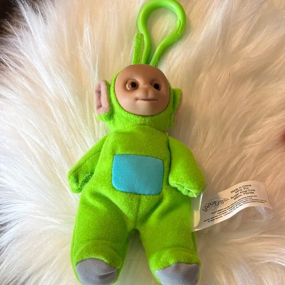 Teletubbies Plush Clip-On Set - Red, Green, Purple - Picture 2 of 6